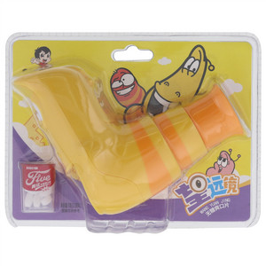 九福童星爆笑虫子望远镜无糖爽口片