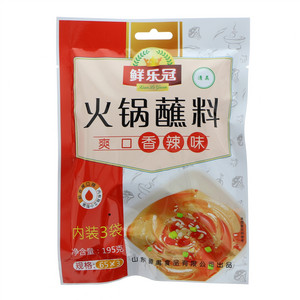 鲜乐冠爽口香辣味火锅蘸料