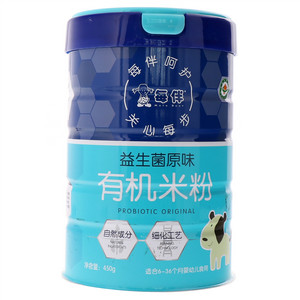 每伴益生菌原味有机米粉