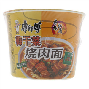 康师傅梅干菜烧肉面