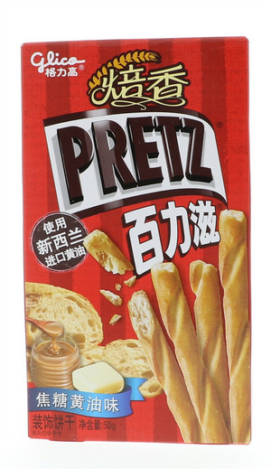 格力高焙香百力滋焦糖黄油味装饰饼干50g