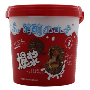 佰津利昇黑巧克力味爆浆小丸子