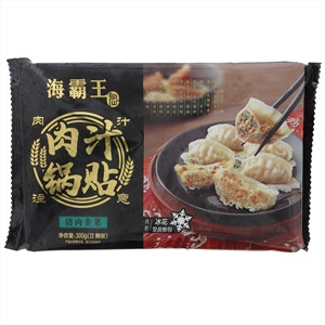 海霸王猪肉韭菜肉汁锅贴