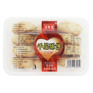 闽酥园红豆味千层酥饼