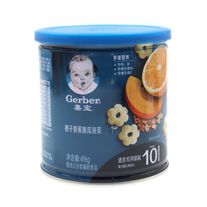 Gerber嘉宝橙子香蕉南瓜味泡芙