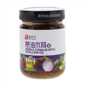 菇老大葱油木耳酱