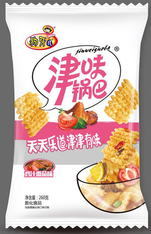 狗牙儿鸡汁番茄味津味锅巴