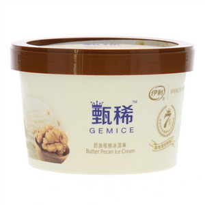 伊利甄稀奶油核桃冰淇淋