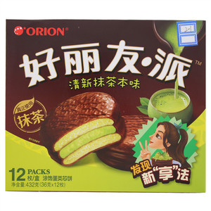 ORION好丽友清新抹茶味好丽友·派