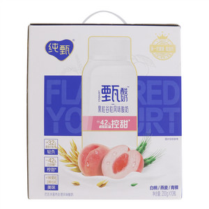 纯甄白桃/燕麦/青稞果粒谷粒风味酸奶