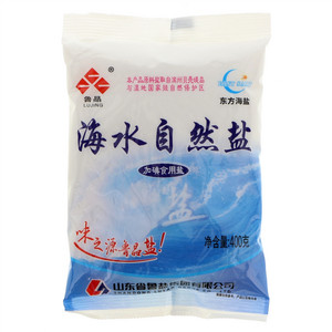 鲁晶加碘食用盐海水自然盐