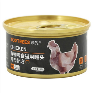 领先宠物零食猫用罐头 鸡肉配方