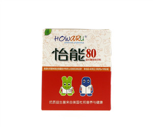 怡能80益生菌固体饮料 40克（2.5克X16包/盒）