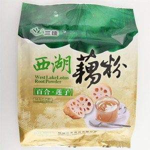 三佳百合莲子西湖藕粉（袋）600g