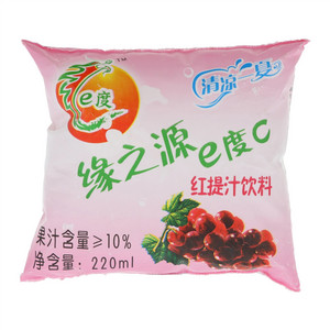 e度c红提汁饮料