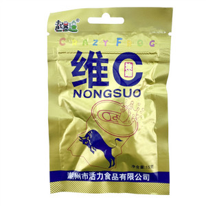 起笑蛙浓缩维C味糖果