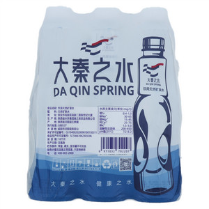 大秦之水500ml饮用天然矿泉水6瓶装