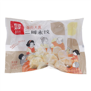 美食林猪肉大葱三圆水饺