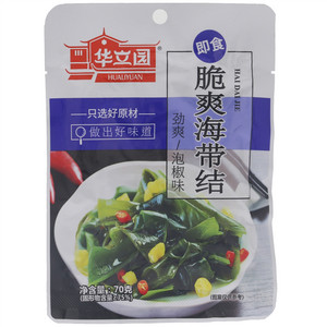 华立园泡椒味脆爽海带结