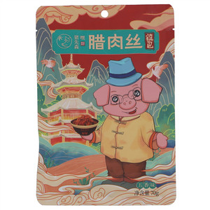 秦予嘿 猪先森五香味镇巴腊肉丝