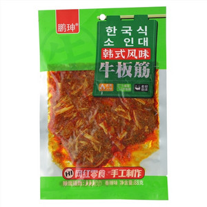 鹏珅香辣味韩式风味牛板筋
