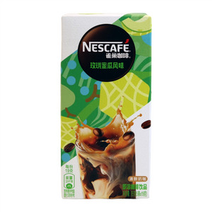 雀巢咖啡特调果萃玫珑蜜瓜风味即溶咖啡饮品