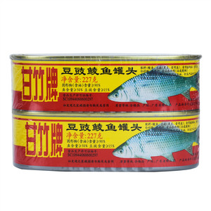 甘竹豆豉鲮鱼罐头