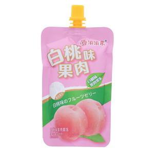 滚滚来白桃味果肉果冻