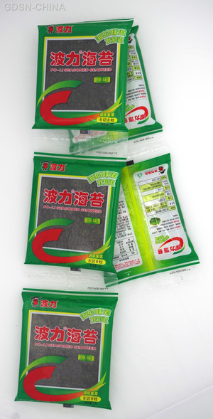 波力海苔(PO-LI SEASONED SEAWEED8切8枚原味)3g