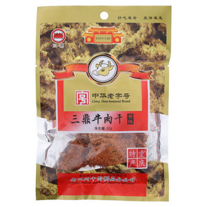 三鼎香辣牛肉干