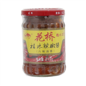 桂林辣椒酱（六味油香）215g