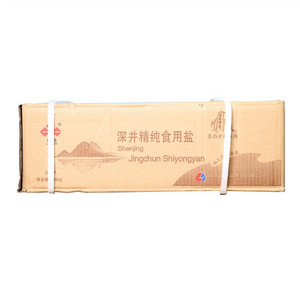鲁晶牌加碘深井精纯食用盐箱装（泰岱古韵系列）