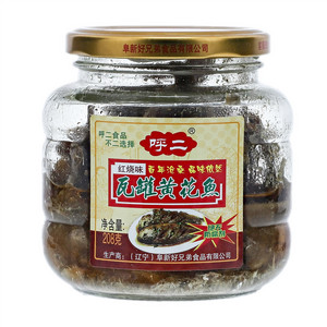 呼二瓦罐黄花鱼（红烧味）208克
