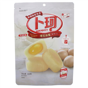 卜珂蛋羹牛奶味爆浆麻薯