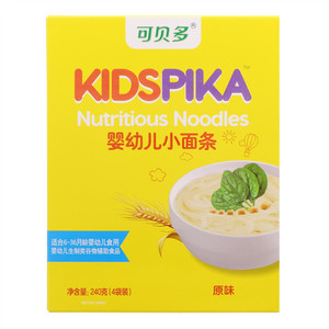 KIDSPIKA可贝多原味婴幼儿小面条