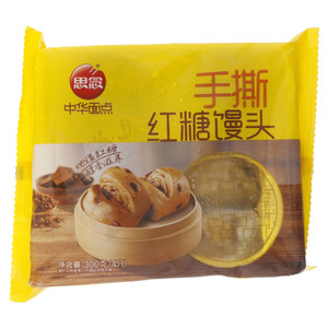 思念手撕红糖馒头