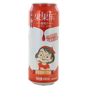 酷口乐果果乐果粒荔枝汁饮品