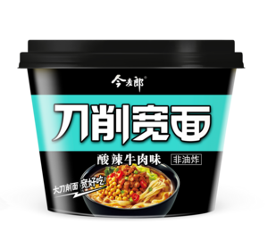 刀削宽面酸辣牛肉味