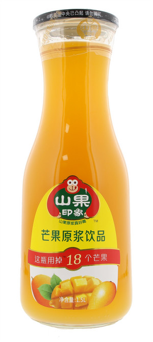 百芝源山果印象芒果原浆饮品
