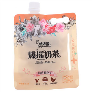 情浓浓阿萨姆红茶爆摇奶茶