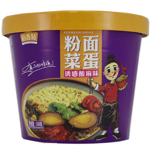 佰香特粉面菜蛋诱惑酸麻味方便粉丝