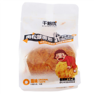 千焙优原味肉松球面包