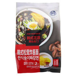 淘麦熊原味韩式松茸炸酱面