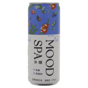 MoodSPA沐醺蓝莓菩提花味果汁气泡酒