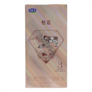 君乐宝恬适幼儿配方奶粉（12-36月龄，3段）