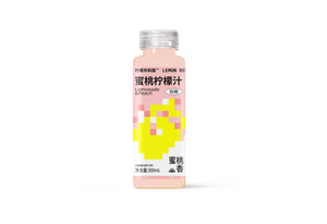 蜜桃柠檬汁复合果汁饮料 300ml