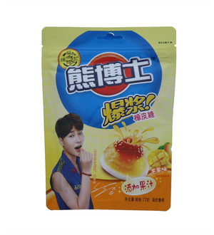 徐福记熊博士芒果味爆浆橡皮糖