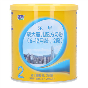 君乐宝乐星较大婴儿配方奶粉（6-12月龄，2段）