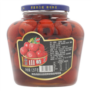 果状元奥胜山楂罐头