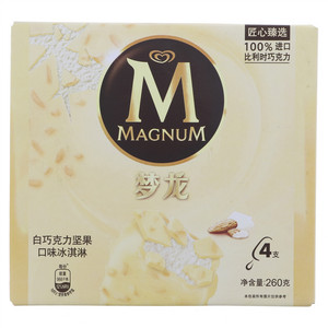 梦龙白巧克力坚果口味冰淇淋多支装22年 10X340ML (260G)